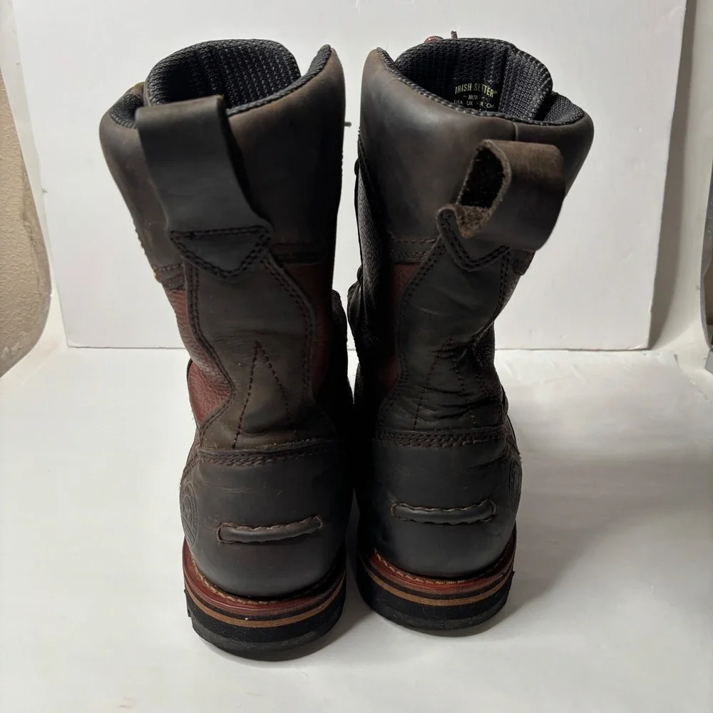 Red Wing Irish Setter 880 Mens 11.5 D Brown‎ Leather Elk Tracker Hunting Boots